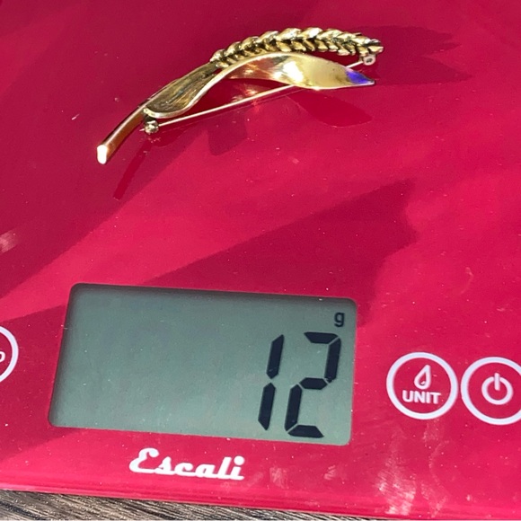 ZENTALL BROOCH GOLD TONE VINTAGE Wheat - Picture 5 of 9